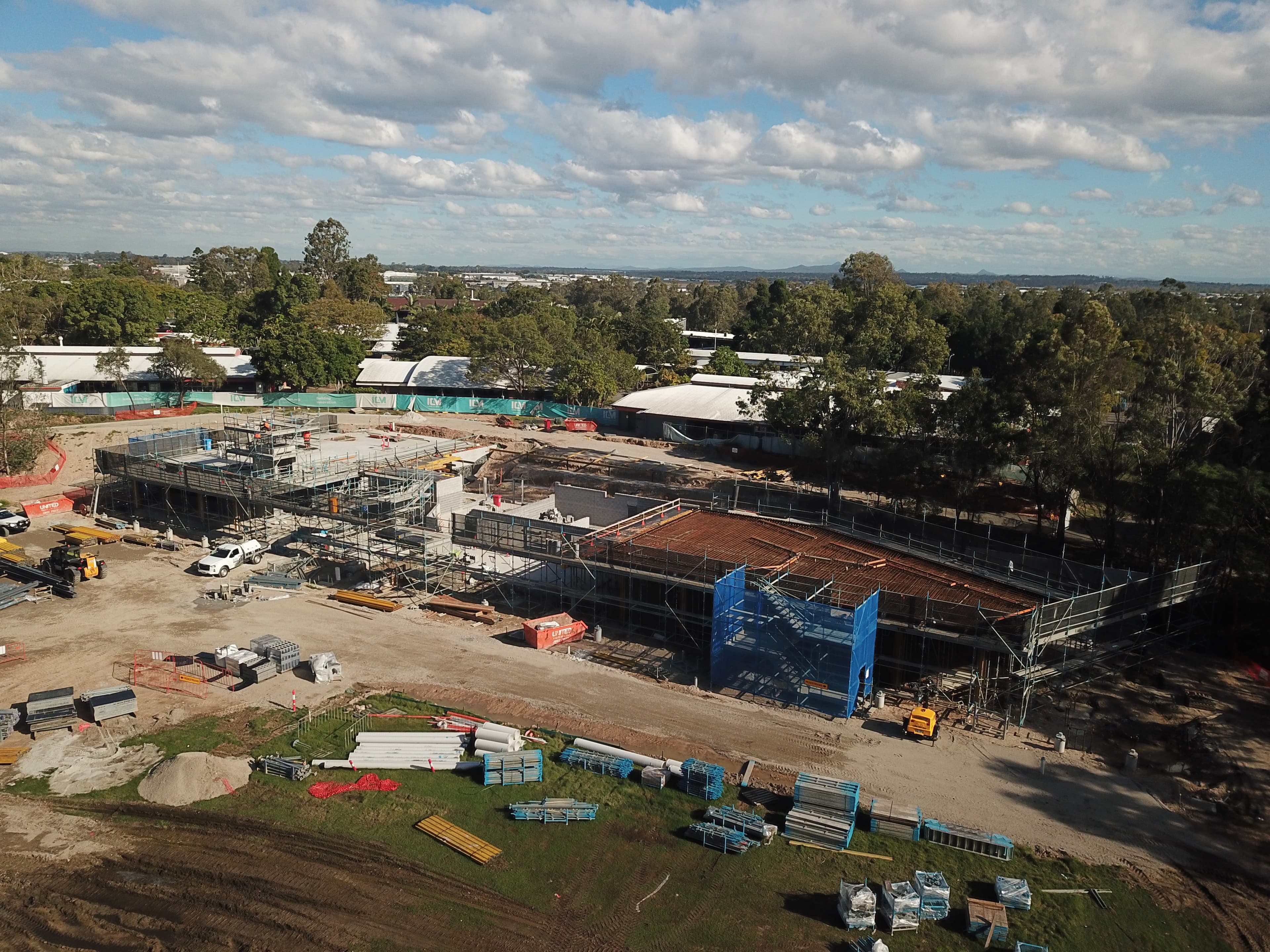 Construction progress on the new Middle School precinct at Brisbane Christian College in Salisbury