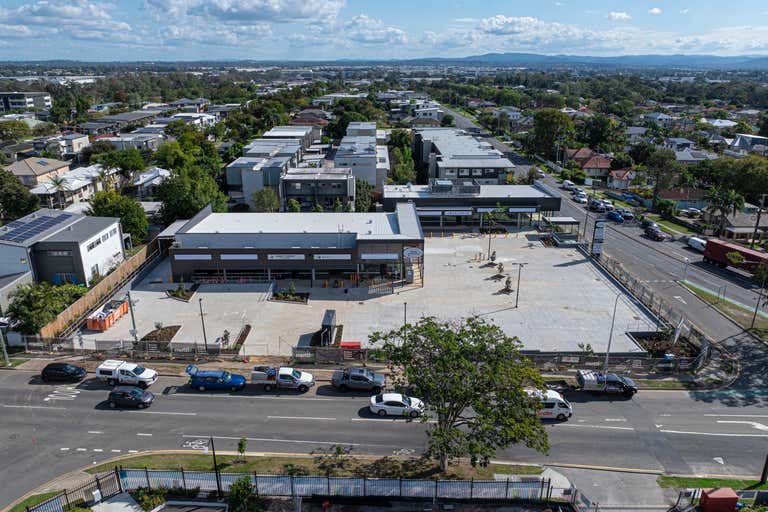 Aerial view of the new retail buildings at 88 Troughton Road, Sunnybank